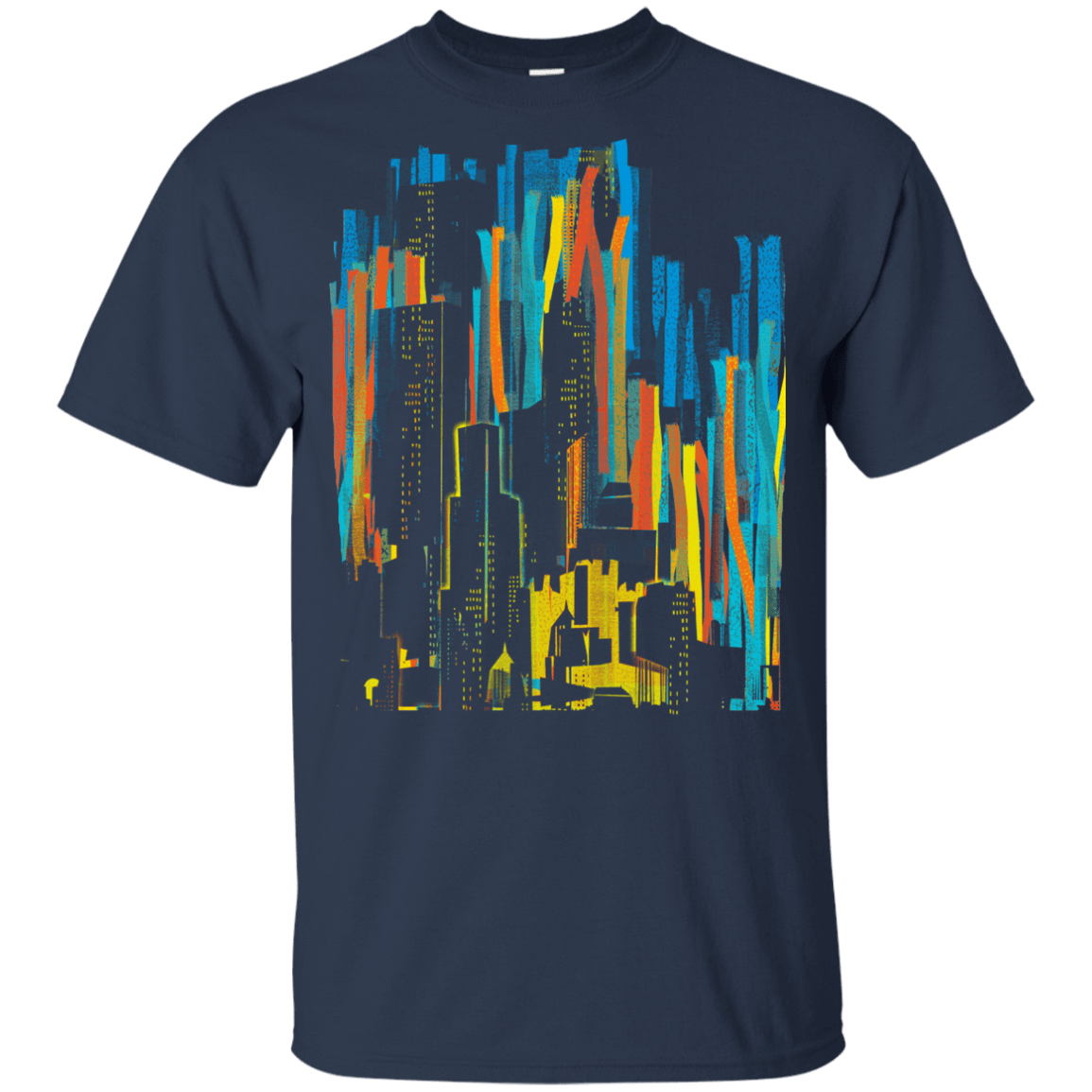 T-Shirts Navy / YXS Stripey City Youth T-Shirt