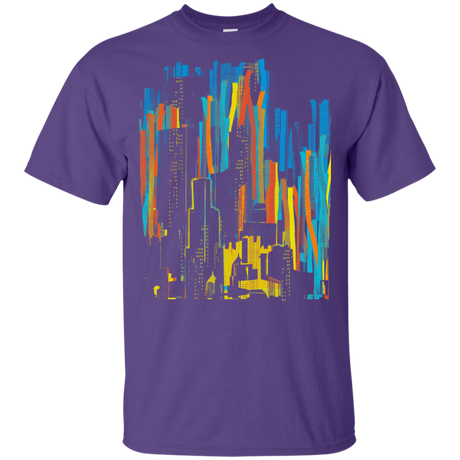 T-Shirts Purple / YXS Stripey City Youth T-Shirt