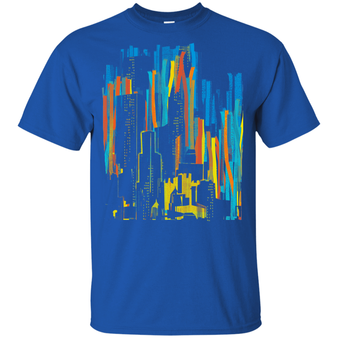 T-Shirts Royal / YXS Stripey City Youth T-Shirt