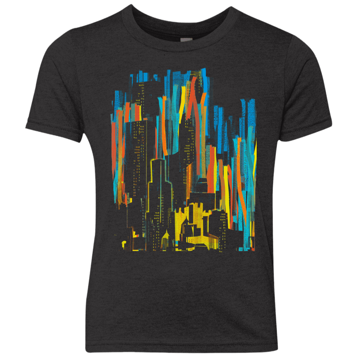 Stripey City Youth Triblend T-Shirt
