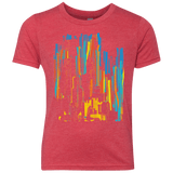 Stripey City Youth Triblend T-Shirt
