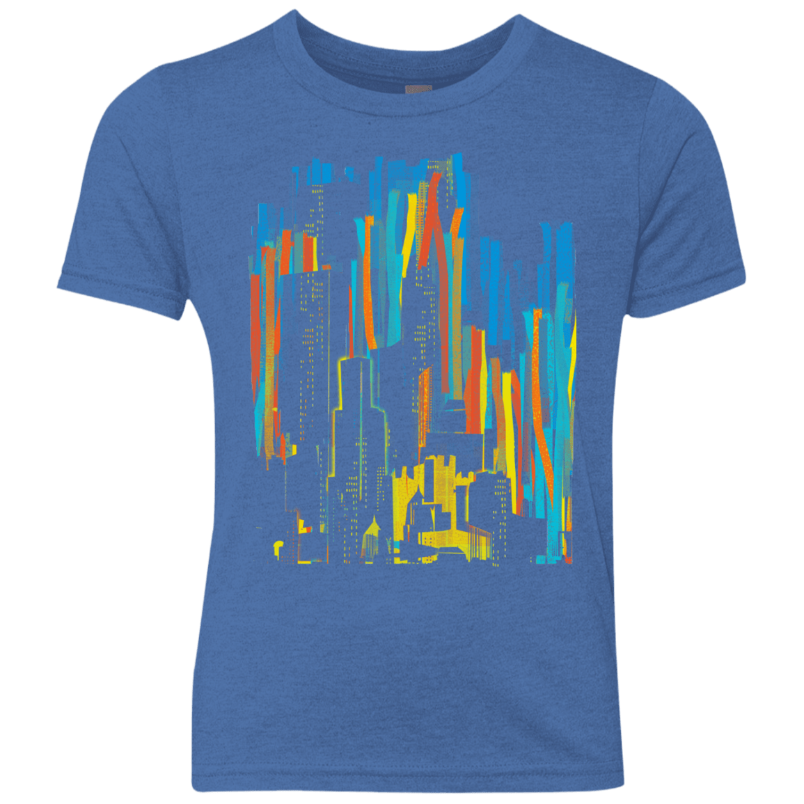 Stripey City Youth Triblend T-Shirt
