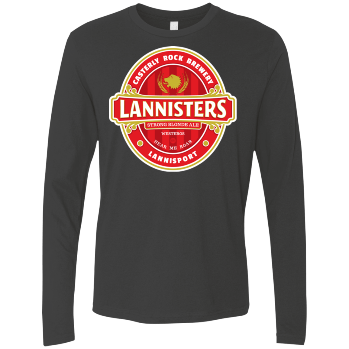 T-Shirts Heavy Metal / Small Strong Blonde Ale Men's Premium Long Sleeve