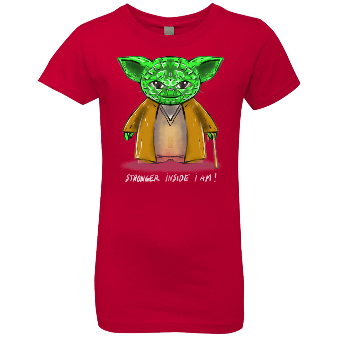 T-Shirts Red / YXS Stronger Inside Girls Premium T-Shirt