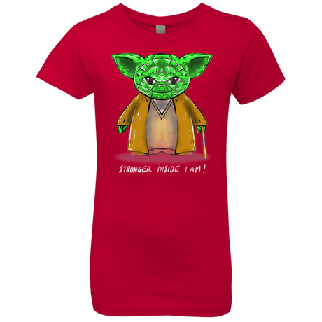 T-Shirts Red / YXS Stronger Inside Girls Premium T-Shirt