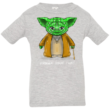 T-Shirts Heather Grey / 6 Months Stronger Inside Infant Premium T-Shirt