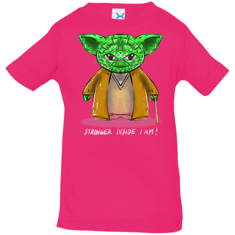 T-Shirts Hot Pink / 6 Months Stronger Inside Infant Premium T-Shirt