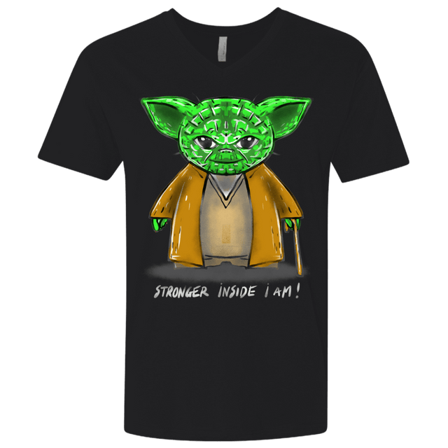 T-Shirts Black / X-Small Stronger Inside Men's Premium V-Neck