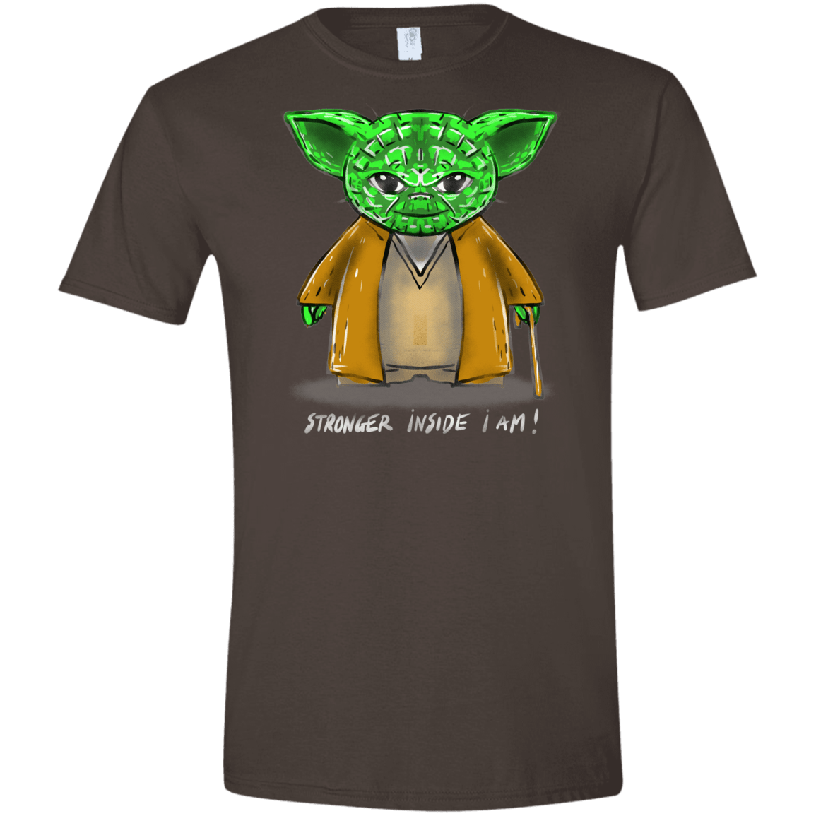 T-Shirts Dark Chocolate / S Stronger Inside Men's Semi-Fitted Softstyle