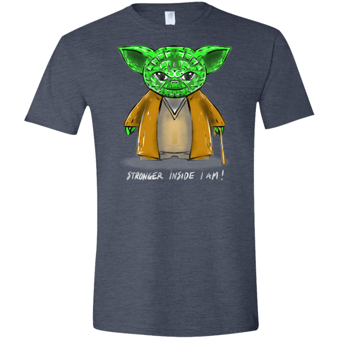 T-Shirts Heather Navy / S Stronger Inside Men's Semi-Fitted Softstyle