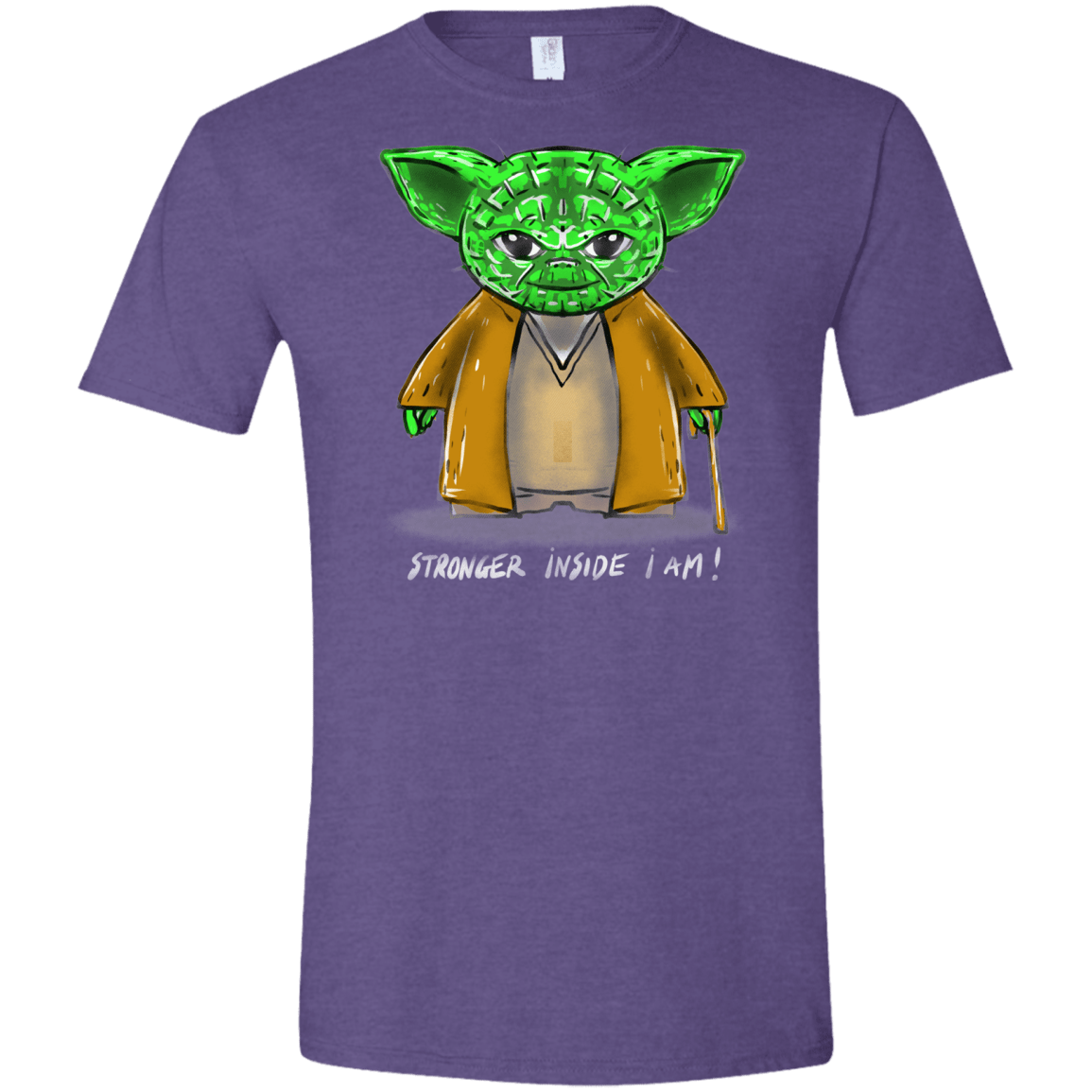 T-Shirts Heather Purple / S Stronger Inside Men's Semi-Fitted Softstyle