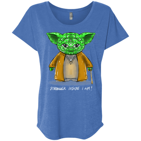 T-Shirts Vintage Royal / X-Small Stronger Inside Triblend Dolman Sleeve