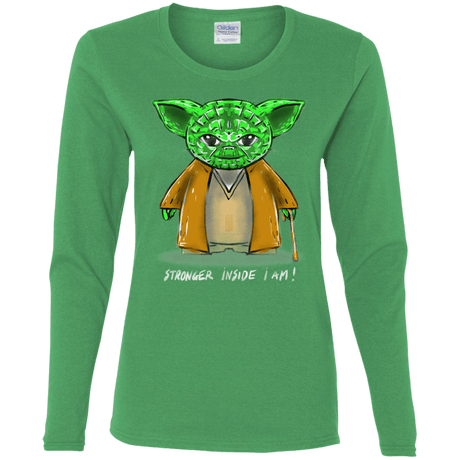 T-Shirts Irish Green / S Stronger Inside Women's Long Sleeve T-Shirt