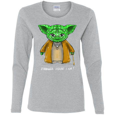 T-Shirts Sport Grey / S Stronger Inside Women's Long Sleeve T-Shirt