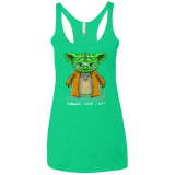 T-Shirts Envy / X-Small Stronger Inside Women's Triblend Racerback Tank