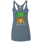 T-Shirts Indigo / X-Small Stronger Inside Women's Triblend Racerback Tank