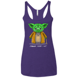 T-Shirts Purple Rush / X-Small Stronger Inside Women's Triblend Racerback Tank