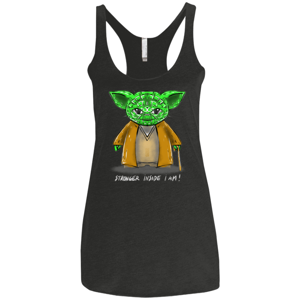 T-Shirts Vintage Black / X-Small Stronger Inside Women's Triblend Racerback Tank