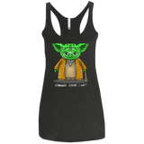 T-Shirts Vintage Black / X-Small Stronger Inside Women's Triblend Racerback Tank