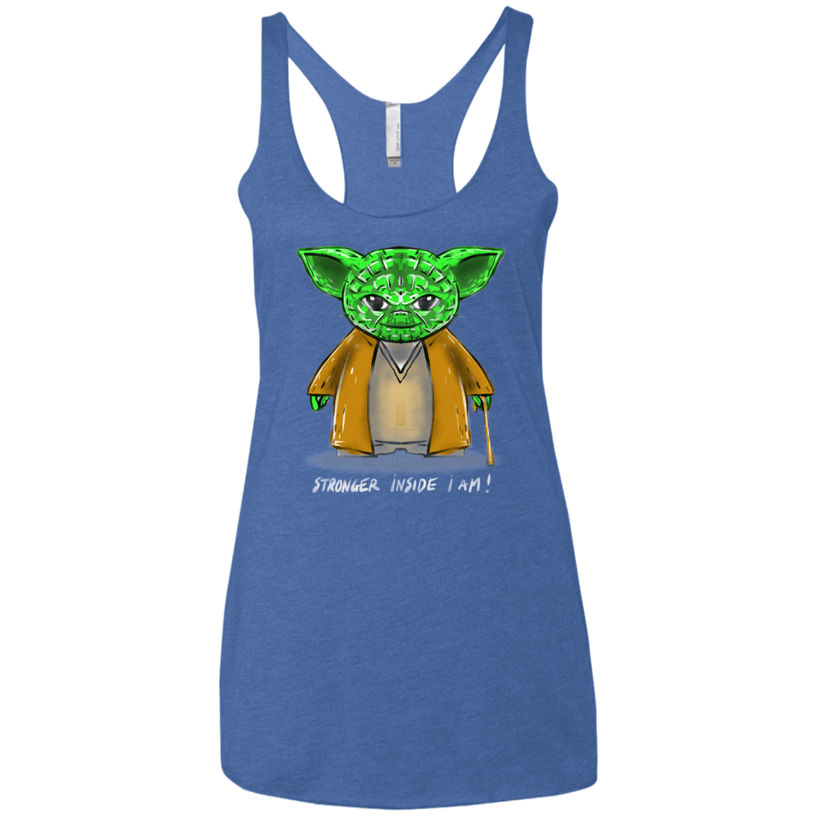 T-Shirts Vintage Royal / X-Small Stronger Inside Women's Triblend Racerback Tank