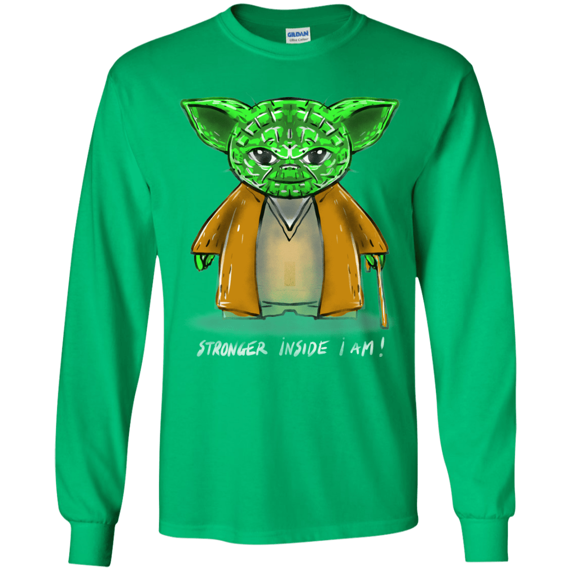 T-Shirts Irish Green / YS Stronger Inside Youth Long Sleeve T-Shirt