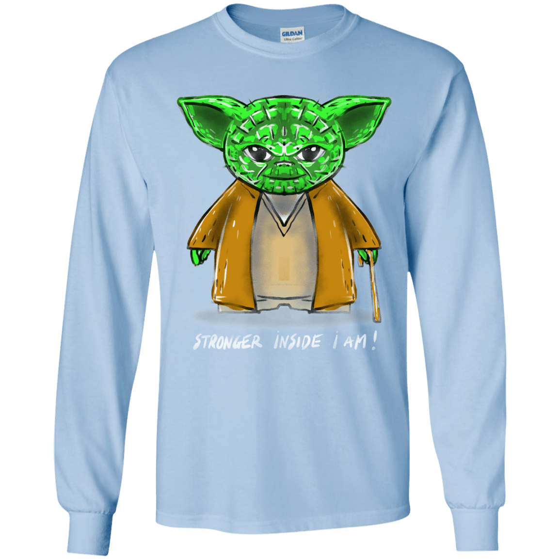 T-Shirts Light Blue / YS Stronger Inside Youth Long Sleeve T-Shirt