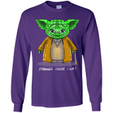 T-Shirts Purple / YS Stronger Inside Youth Long Sleeve T-Shirt