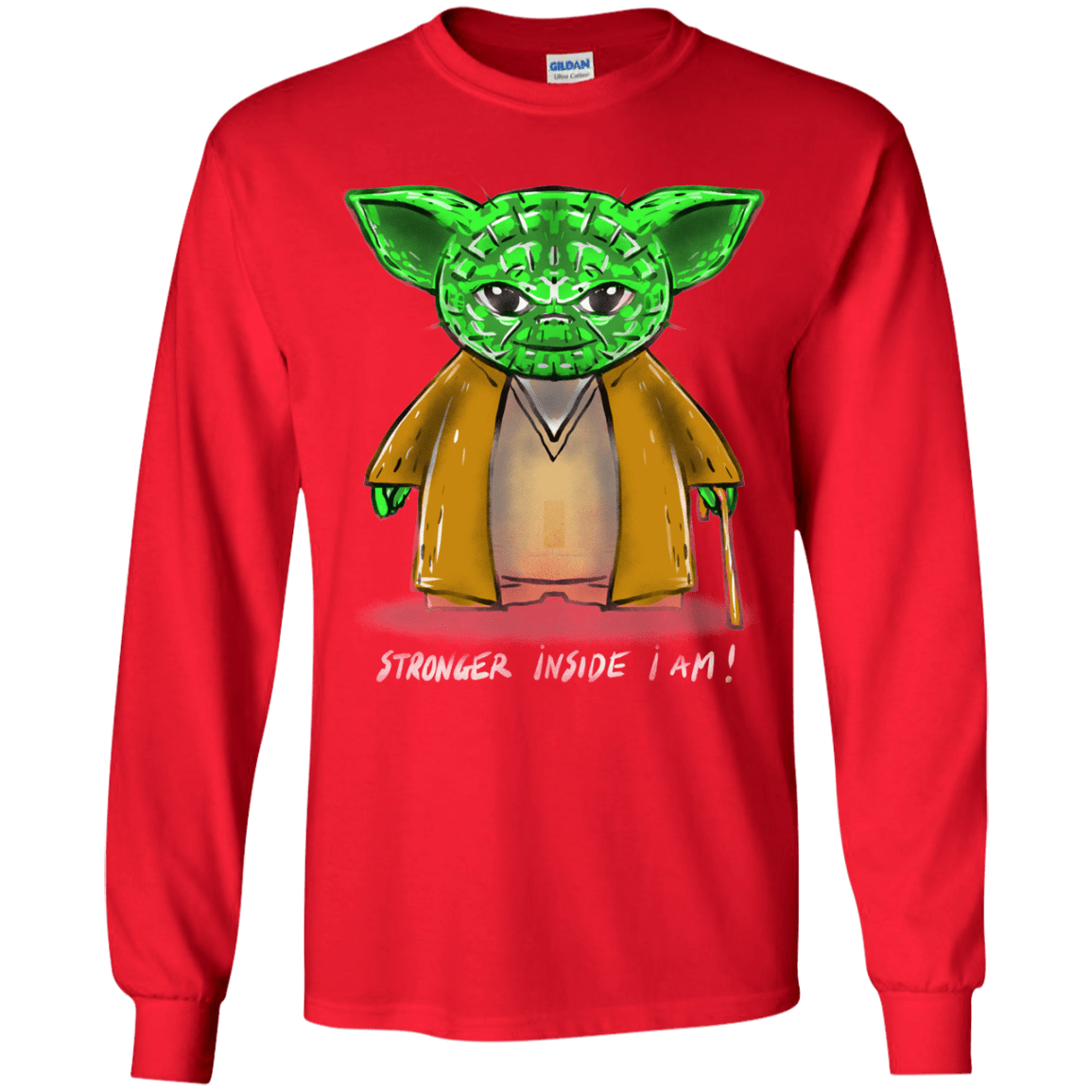 T-Shirts Red / YS Stronger Inside Youth Long Sleeve T-Shirt