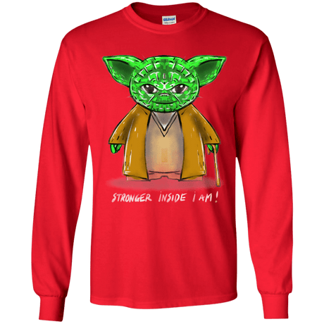 T-Shirts Red / YS Stronger Inside Youth Long Sleeve T-Shirt
