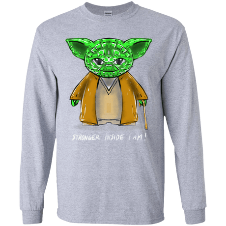 T-Shirts Sport Grey / YS Stronger Inside Youth Long Sleeve T-Shirt