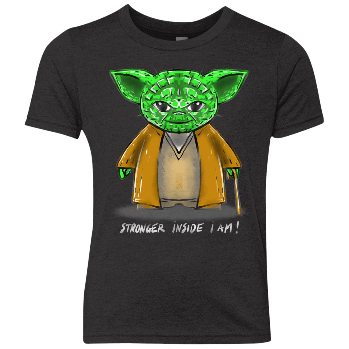 T-Shirts Vintage Black / YXS Stronger Inside Youth Triblend T-Shirt