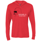 T-Shirts Vintage Red / X-Small Studio dark Triblend Long Sleeve Hoodie Tee