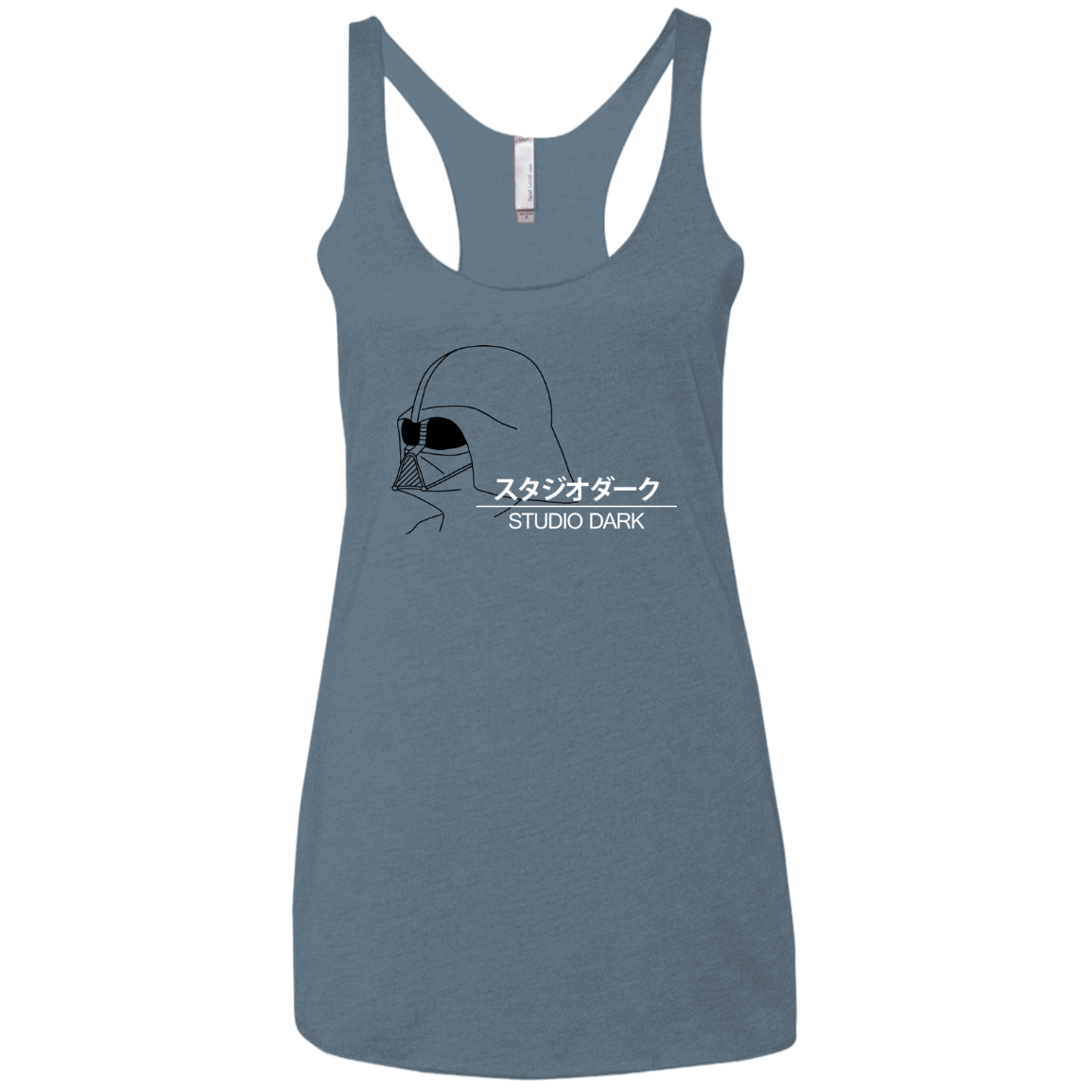T-Shirts Indigo / X-Small Studio dark Women's Triblend Racerback Tank