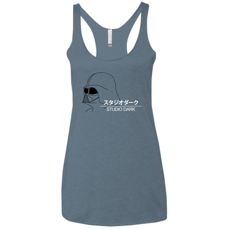 T-Shirts Indigo / X-Small Studio dark Women's Triblend Racerback Tank