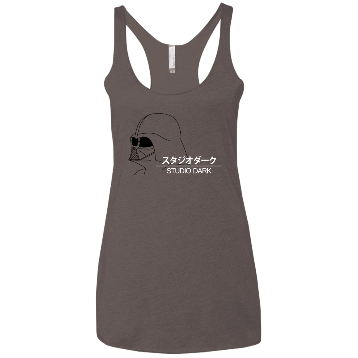 T-Shirts Macchiato / X-Small Studio dark Women's Triblend Racerback Tank