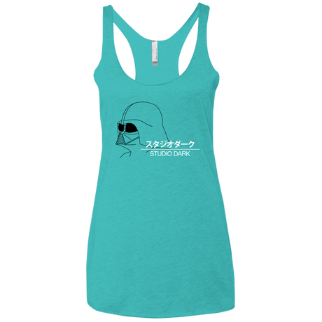 T-Shirts Tahiti Blue / X-Small Studio dark Women's Triblend Racerback Tank