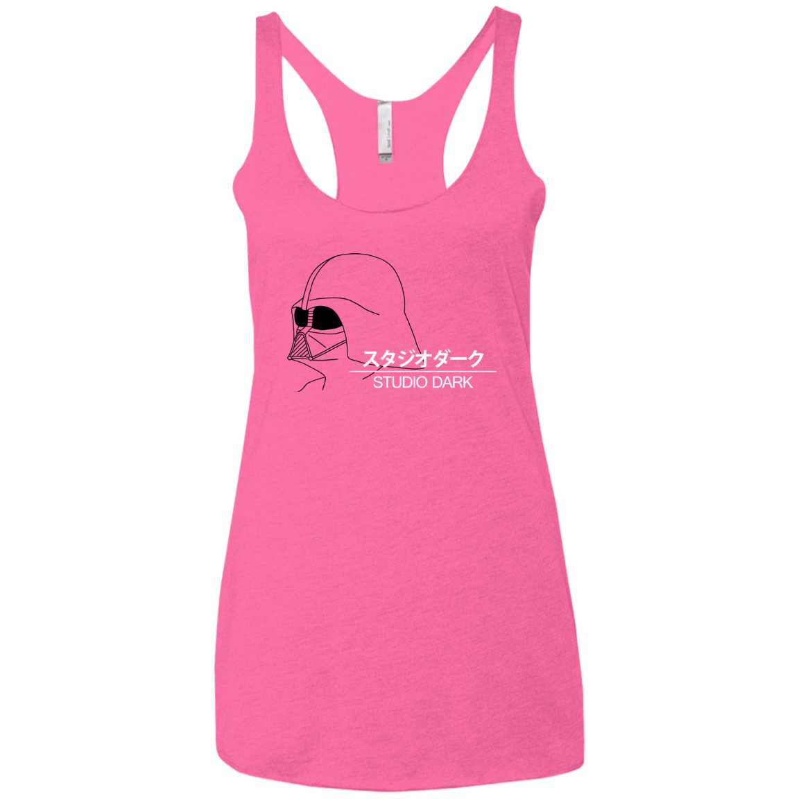 T-Shirts Vintage Pink / X-Small Studio dark Women's Triblend Racerback Tank