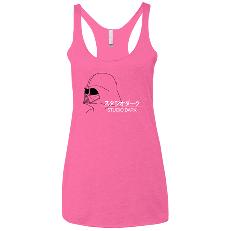 T-Shirts Vintage Pink / X-Small Studio dark Women's Triblend Racerback Tank