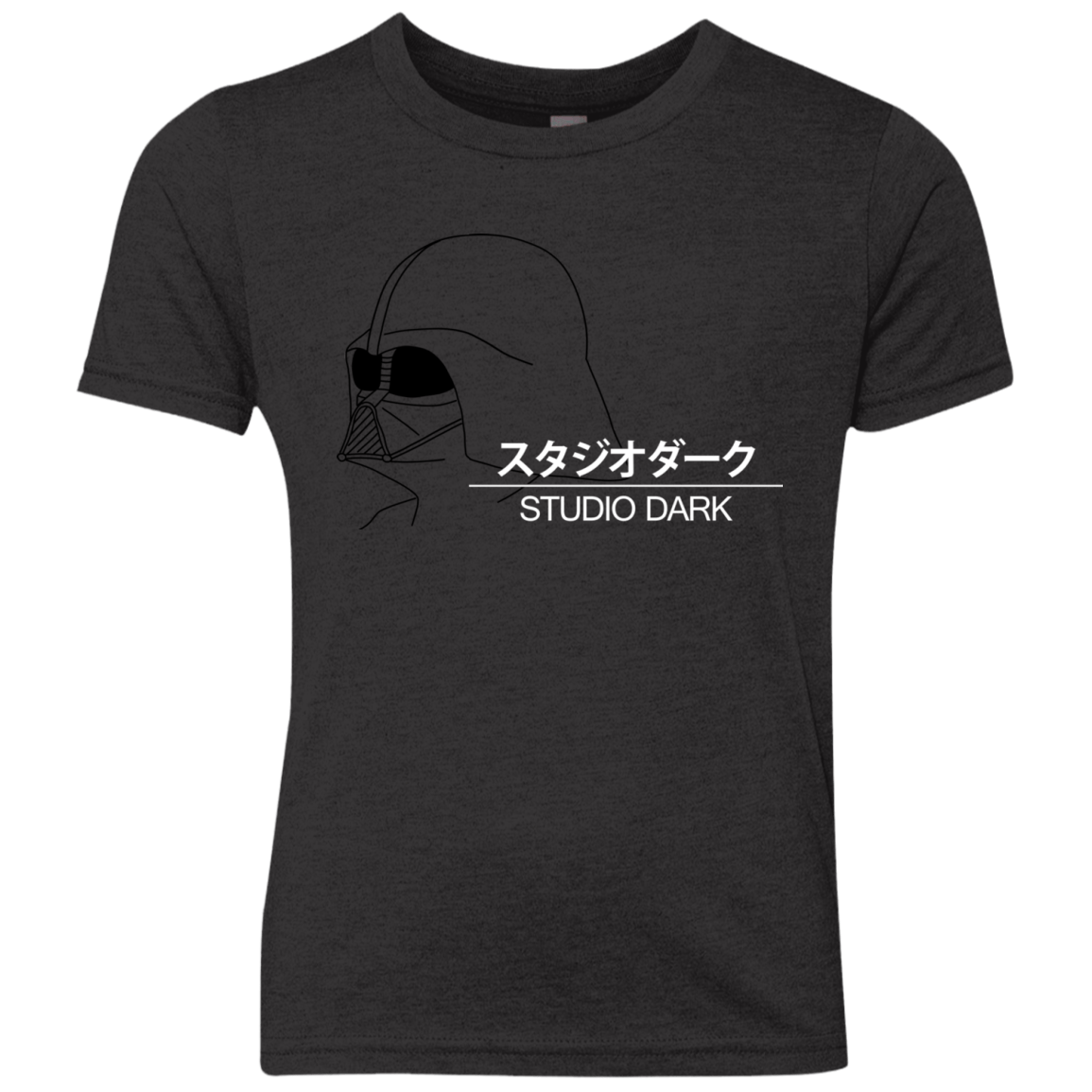 T-Shirts Vintage Black / YXS Studio dark Youth Triblend T-Shirt