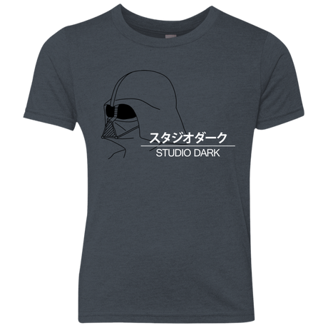 T-Shirts Vintage Navy / YXS Studio dark Youth Triblend T-Shirt