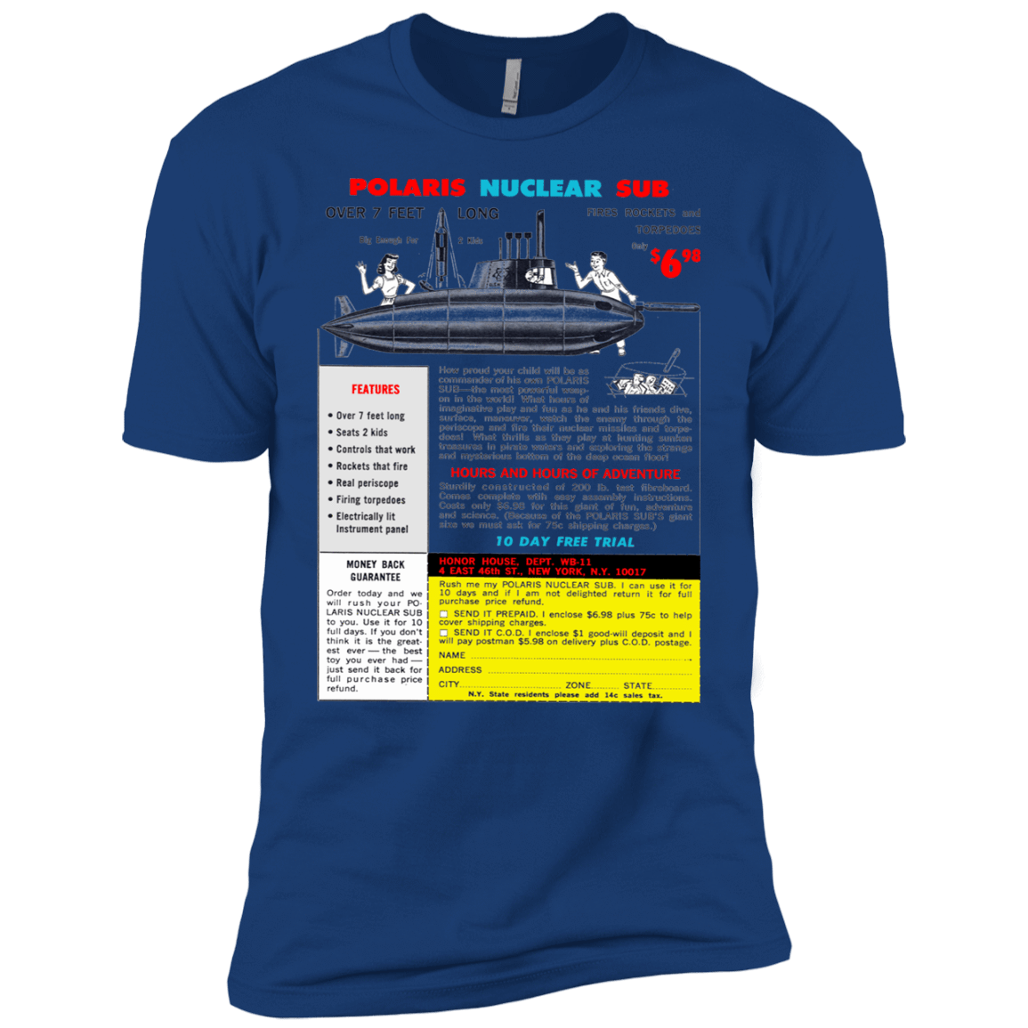 T-Shirts Royal / YXS Sub Boys Premium T-Shirt