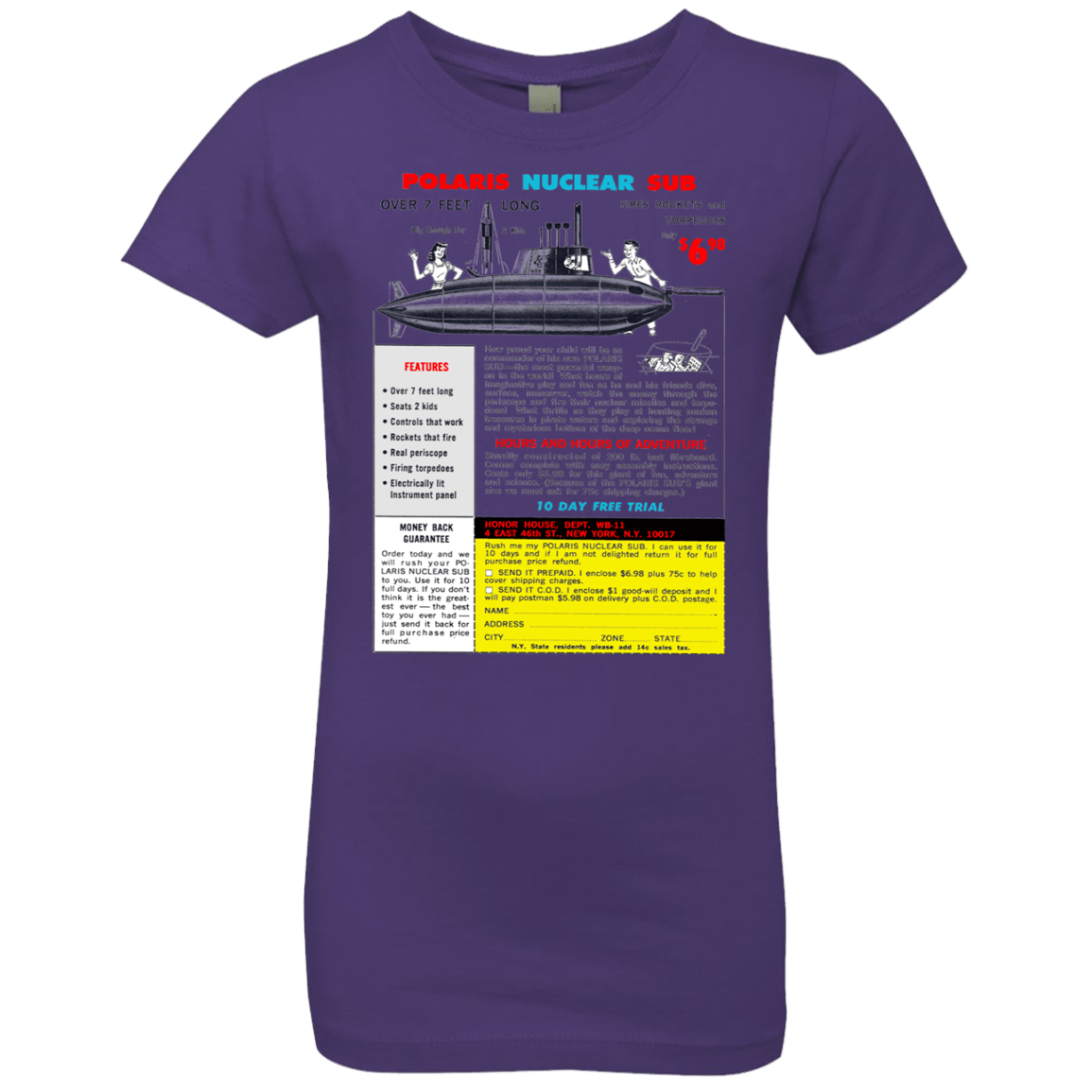 T-Shirts Purple Rush / YXS Sub Girls Premium T-Shirt