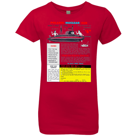 T-Shirts Red / YXS Sub Girls Premium T-Shirt