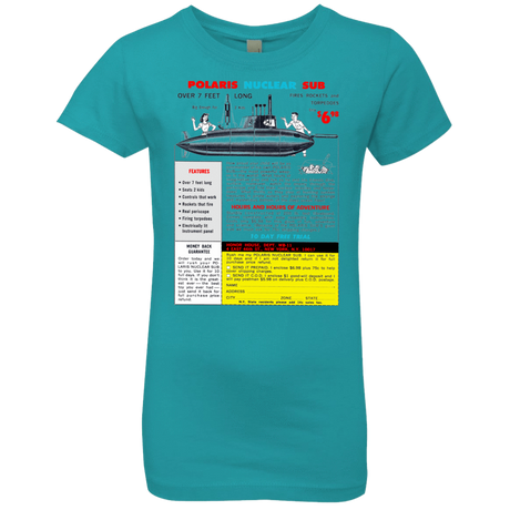 T-Shirts Tahiti Blue / YXS Sub Girls Premium T-Shirt