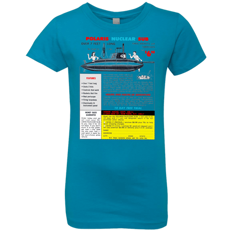 T-Shirts Turquoise / YXS Sub Girls Premium T-Shirt