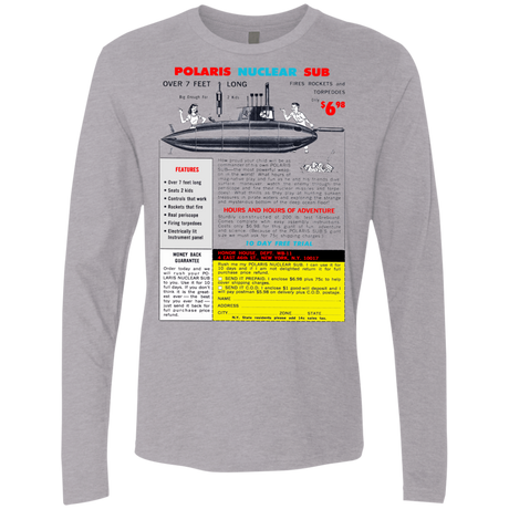 T-Shirts Heather Grey / Small Sub Men's Premium Long Sleeve