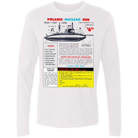 T-Shirts White / Small Sub Men's Premium Long Sleeve