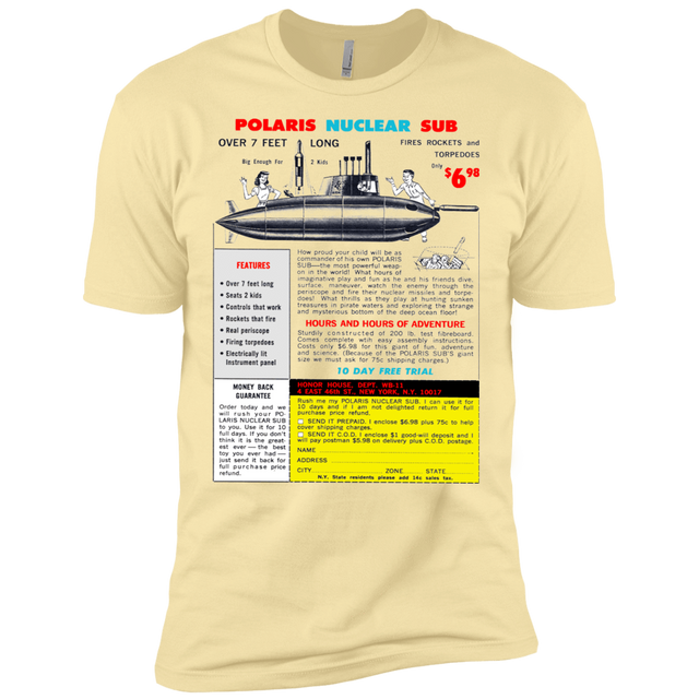 T-Shirts Banana Cream / X-Small Sub Men's Premium T-Shirt