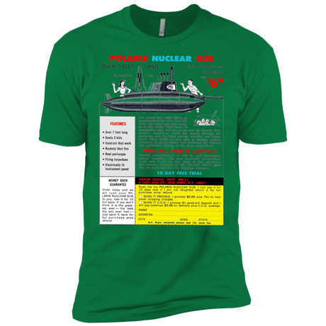 T-Shirts Kelly Green / X-Small Sub Men's Premium T-Shirt