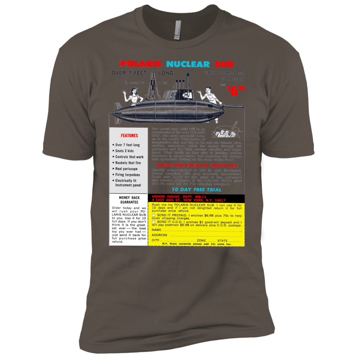 T-Shirts Warm Grey / X-Small Sub Men's Premium T-Shirt